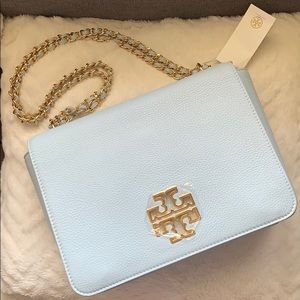 TORY BURCH BRITTEN LARGE HANDBAG WITH ORGANIZER